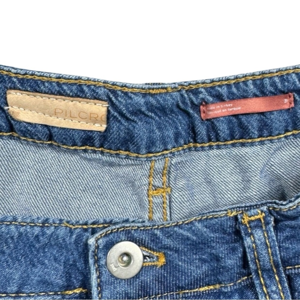 Anthropologie Pilcro The Breaker Barrel Camo Loose Baggy Denim Jeans Size 31 - Picture 3 of 4